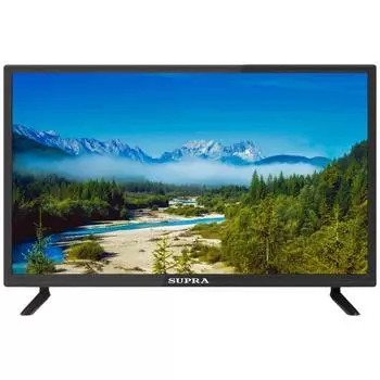 Телевизор Supra STV-LC24ST0045W, 23.6", 720р, DVB-T/T2/C, 3 HDMI, 2 USB , Smart TV, черный
