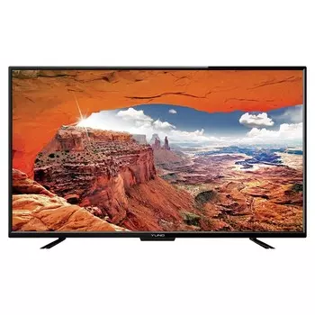 Телевизор Yuno ULX-39TCS222, 38.5", 1366x768, DVB-T2/C/S2, HDMI 3, USB 2, SmartTV, чёрный