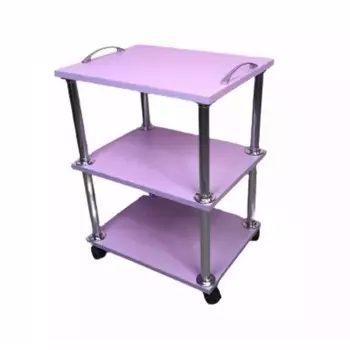 Тележка косметологическая, размер 654535 см, цвет сиреневый