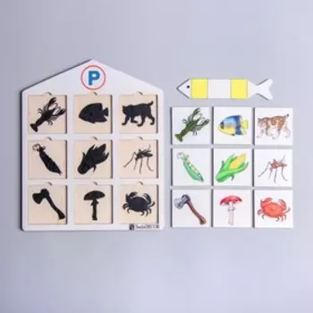 Теневое лото на звук: Р