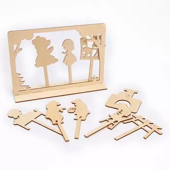 Теневой театр по мотивам русской народной сказки «Три медведя»