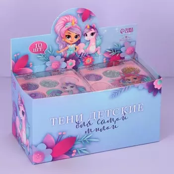 Тени детские «Для самой милой», МИКС 6 цветов