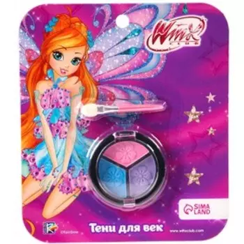 Тени для век детские, 3 цвета "Блум", WINX