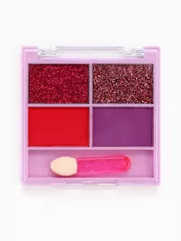 Тени для глаз «Сияй ярче» для девочек, 4 цвета