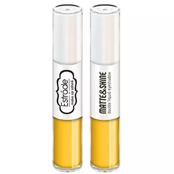 Тени для век Estrade Matte & Shine, жидкие, двусторонние, тон 75