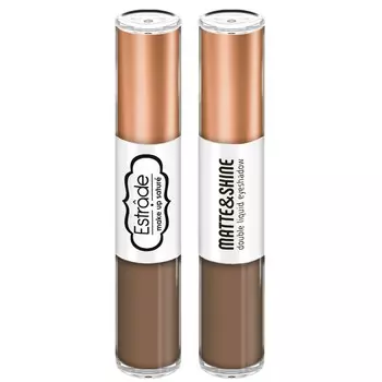 Тени для век Estrade Matte & Shine, жидкие, двусторонние, тон 71