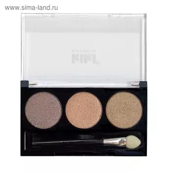 Тени для век Kiki Shadow Trio Collection Color, тон 104