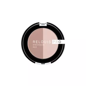 Тени для век Relouis PRO Eyeshadow Duo, компактные, тон 101