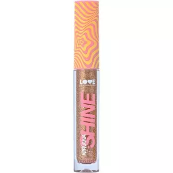 Тени для век жидкие Love Generation Nirvana, тон 01 коричнево-золотистый, 2.8 мл