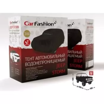 Тент JEEP STORM M, черный/серебристый