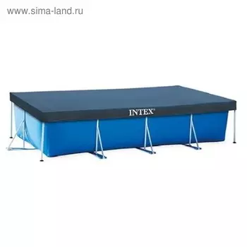 Тент на прямоугольный каркасный бассейн 300201 см, 28038 INTEX