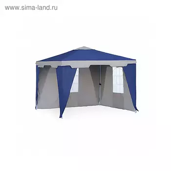 Тент садовый из полиэстера 1031, 300x300x250 см, синий