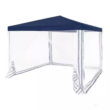 Тент садовый из полиэтилена №1033 3x3x2,5 синий