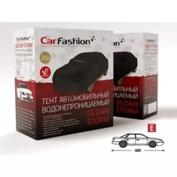 Тент SEDAN STORM E, черный/серебристый