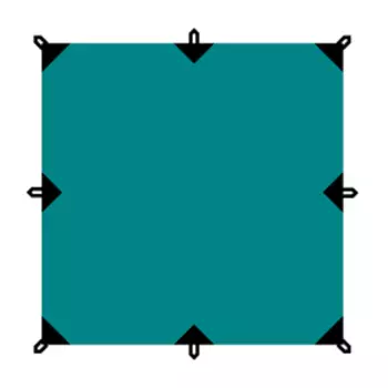 Тент серия Camping, 3 x 5 м, цвет зелёный