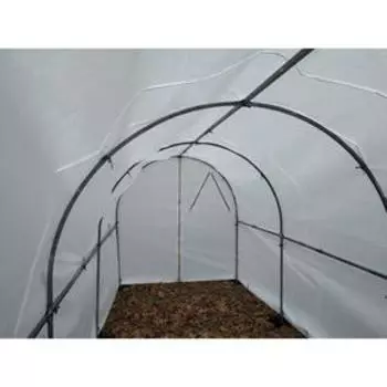 Теплица, 4.5 × 2 × 2 м, оцинкованный профиль, 20 × 20, спанбонд 80 г/м², «МегаЦинк»