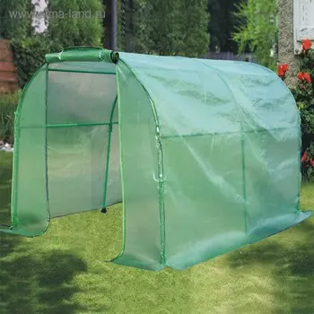 Теплица «Урожайная сотка», 2 2 3 м, труба d = 25 мм, с ПВХ, армированная плёнка