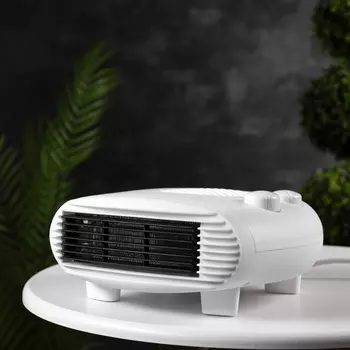 Тепловентилятор Luazon LTO-06, напольный, 2000 Вт, 2 режима, до 20 м, белый