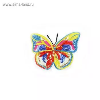 Термоаппликация «Бабочка», размер 15x11 см