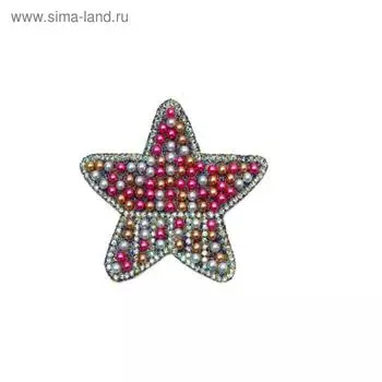 Термоаппликация «Морская звезда», размер 7,5 см