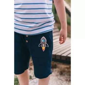 Термоаппликация «Ракета», 8.56 см, серая