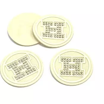 Термоаппликация «Силиконовая со стразами», диаметр 3,5 см