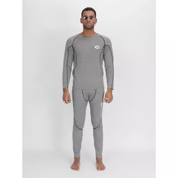 Термобелье мужское, размер 46-48, цвет светло-серый