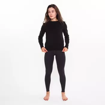 Термобельё женское (леггинсы), цвет антрацит, размер 48