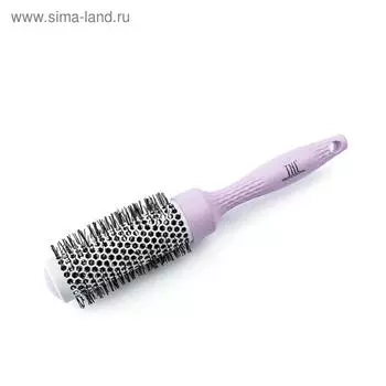 Термобрашинг для укладки волос TNL, алюминиевое покрытие, нейлоновые штифты, d 52 мм, цвет сиреневый