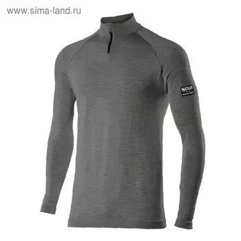 Термокофта SIXS TS13 MERINOS Wool, размер S-M, серая