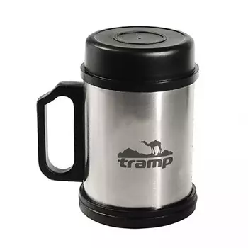 Термокpужка с крышкой и подставкой Tramp TRC-007, 400мл