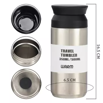 Термокружка TAKE IT EASY «Мини», 350 мл, 6.516.5 см, сохраняет тепло 8 ч, нержавеющая сталь