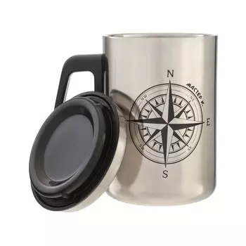 Термокружка, 500 мл, «Компас», сохраняет тепло 2 ч, 13.58.3 см
