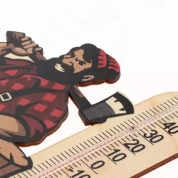 Термометр "Дровосек" 13,9х17,4 см