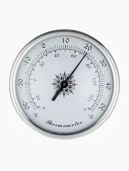 Термометр механический, настенный, d=7.2 см