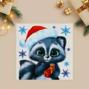 Термонаклейка «Енотик», 15 15 см