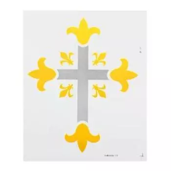 Термонаклейка «Крест», набор 10 шт.