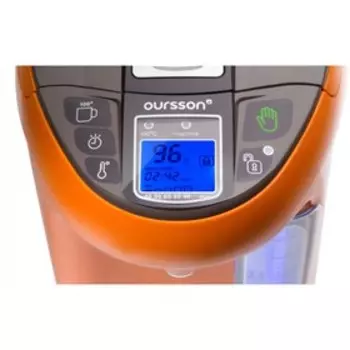 Термопот Oursson TP4310PD/OR, 4.3 л, 750 Вт, регулировка температуры, дисплей, оранжевый