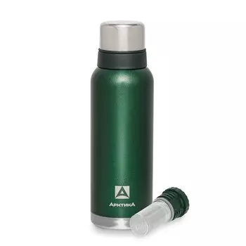 Термос «Арктика», 1.2 л, с ситечком, сохраняет тепло 32 ч, зеленый