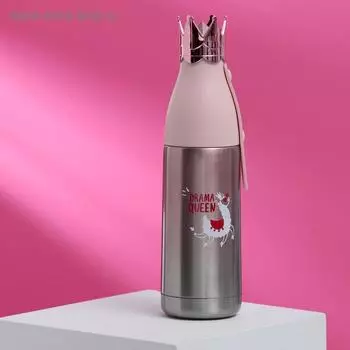 Термос Drama queen, 350 мл, сохраняет тепло 12 ч