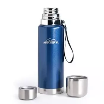 Термос матовый, 1800 мл, 1 кружка, УЦЕНКА