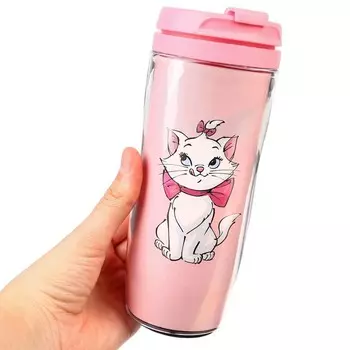 Термостакан детский со вставкой, 350 мл «Кошечка Мари», Коты аристократы