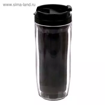 Термокружка под вставку «Чёрный», 350 мл