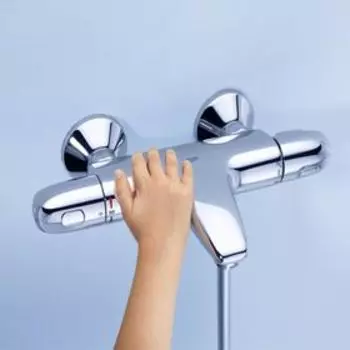Термостат для ванны GROHE Grohtherm 1000 ,1/2 двухвентильный, настенный монтаж