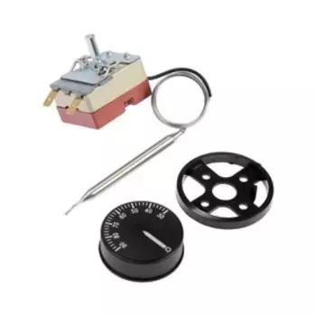 Термостат "ИТАТЭН", 3.5 кВт, для электрокотла, капилярный, 30-90°C, 16А, с ручкой, L=100 см