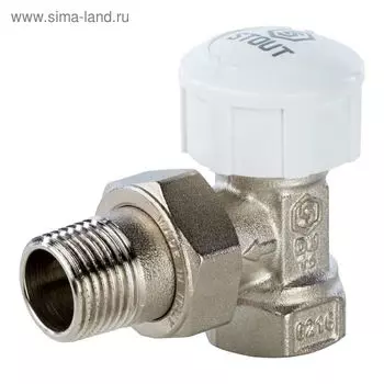 Термостатический клапан STOUT SVT-0002-000015, 1/2", угловой