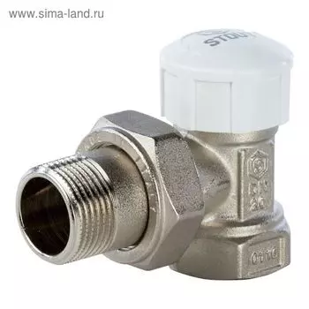 Термостатический клапан STOUT SVT-0004-000020, 3/4", угловой