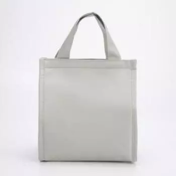 Термосумка на липучке 5 л, цвет серый