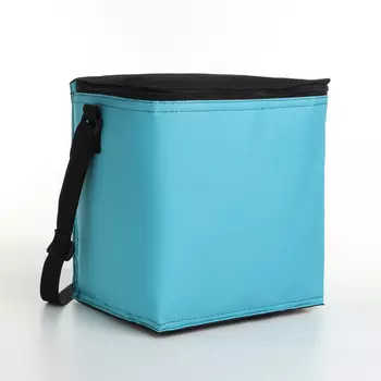 Термосумка на молнии, 15 л, цвет синий