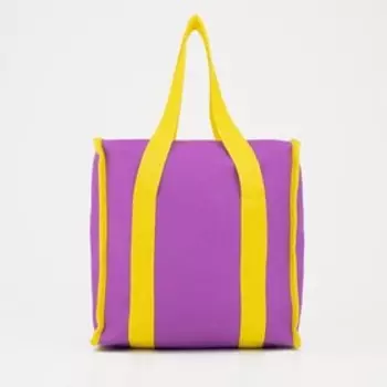 Термосумка на молнии 15 л, цвет сиреневый